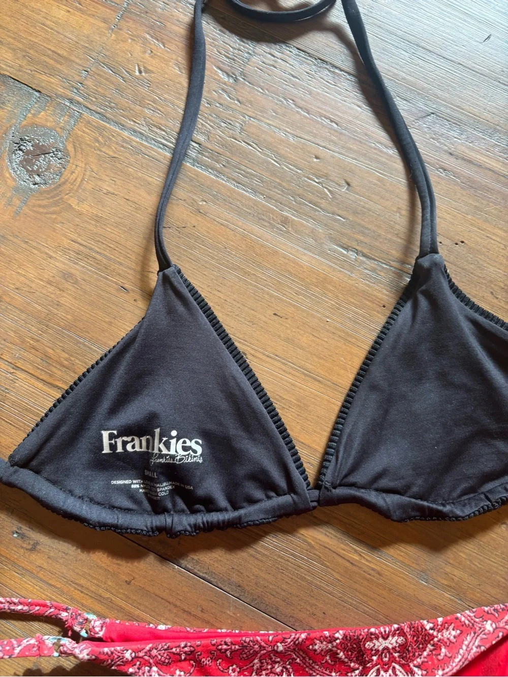 Frankie’s bikinis bandana print bikini set